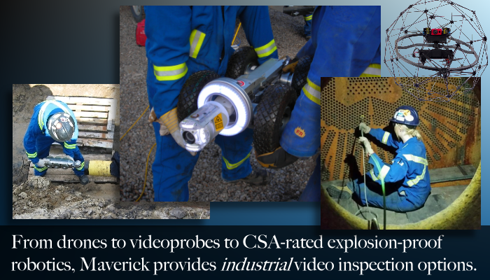 Maverick provides pipe, vessel, and tube video camera inspection services to Edmonton, Fort McMurray, Lloydminster, Whitecourt, Drayton Valley, and more.