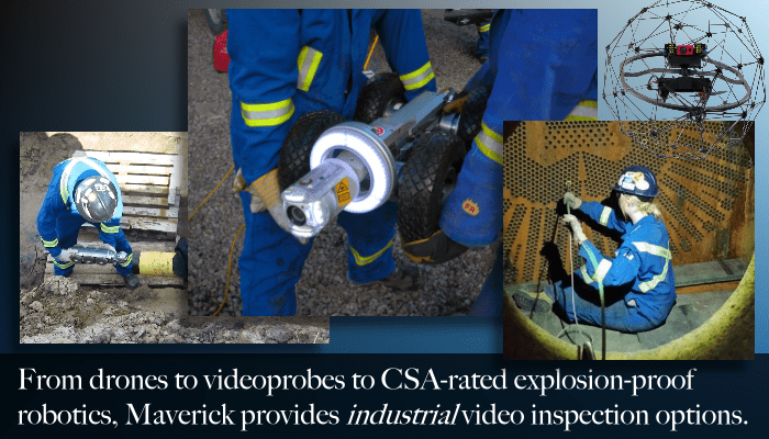 Maverick provides pipe, vessel, and tube video camera inspection services to Edmonton, Fort McMurray, Lloydminster, Whitecourt, Drayton Valley, and more.