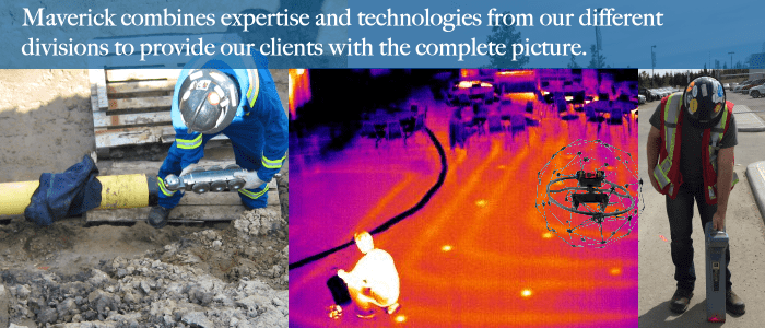 Maverick's Ground-penetrating Radar (GPR) division works with other departments to provide more information.