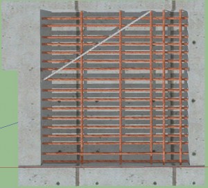 GPR technology to scan concrete floors that are easily displayed by marking out locations of rebar prior to saw cutting or coring