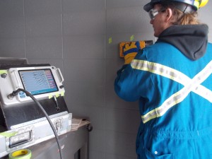 GPR, Wall Scan, Floor Scan, X-ray, Concrete scanning, REbar scanning, Concrete inspection, ground penetrating-radar,ground scans using GPR, Edmonton, Alberta, Oil Sands, Fort McMurray, Western Canada