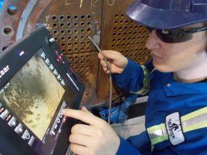 Exchanger tube inspections in areas such as Edmonton, Grande Prairie, Red Deer, Fort McMurray, Lloydminster, Whitecourt and others.