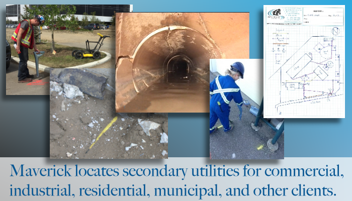 From Edmonton Alberta, Maverick provides utility locating including pipeline right of way, environmental borehole sweep, and abandoned well locates.
