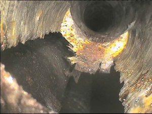 Heat exchangers, tube bundle inspections, pressure vessel inspections, tubular inspections, video scope, fiberscope, borescope, flexible probe, exchanger inspections, measuring corrosion, video inspection, cooler inspections, NDT, remote video inspection, Alberta, Canada, Oil Sands, Turnaround Support