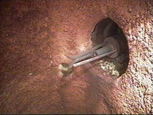 Alberta stack inspection, industrial drone inspection, robotic camera inspection, refractory inspection.