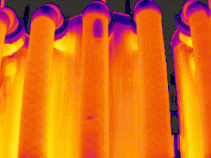 Infrared Thermography or IR imaging scanning can observe conditions on power systems, refractory insulation problems, determine build up in process vessels, building envelopes, heat loss in homes. IR scanning is great for developing a PMP on boiler systems and other frequent equipment needing observations. Infrared excels to look at in-floor heating prior to concrete coring or cutting. IR also detects for electrical panels and power supply units such as bearings in motors heat signatures We are located in the Edmonton Area and cover all video inspection work in Western Canada, Alberta and the Oil Sands in Fort McMurray.