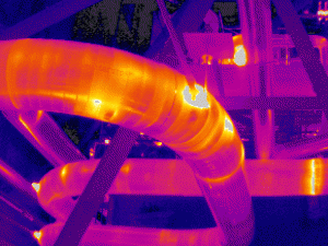 Infrared Thermography or IR imaging scanning can observe conditions on power systems, refractory insulation problems, determine build up in process vessels, building envelopes, heat loss in homes. IR scanning is great for developing a PMP on boiler systems and other frequent equipment needing observations. Infrared excels to look at in-floor heating prior to concrete coring or cutting. IR also detects for electrical panels and power supply units such as bearings in motors heat signatures We are located in the Edmonton Area and cover all video inspection work in Western Canada, Alberta and the Oil Sands in Fort McMurray.