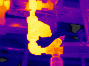 Infrared Thermography or IR imaging scanning can observe conditions on power systems, refractory insulation problems, determine build up in process vessels, building envelopes, heat loss in homes. IR scanning is great for developing a PMP on boiler systems and other frequent equipment needing observations. Infrared excels to look at in-floor heating prior to concrete coring or cutting. IR also detects for electrical panels and power supply units such as bearings in motors heat signatures We are located in the Edmonton Area and cover all video inspection work in Western Canada, Alberta and the Oil Sands in Fort McMurray.