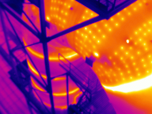 Infrared Thermography or IR imaging scanning can observe conditions on power systems, refractory insulation problems, determine build up in process vessels, building envelopes, heat loss in homes. IR scanning is great for developing a PMP on boiler systems and other frequent equipment needing observations. Infrared excels to look at in-floor heating prior to concrete coring or cutting. IR also detects for electrical panels and power supply units such as bearings in motors heat signatures We are located in the Edmonton Area and cover all video inspection work in Western Canada, Alberta and the Oil Sands in Fort McMurray.