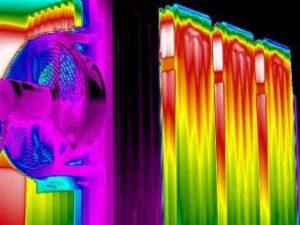 Infrared Thermography or IR imaging scanning can observe conditions on power systems, refractory insulation problems, determine build up in process vessels, building envelopes, heat loss in homes. IR scanning is great for developing a PMP on boiler systems and other frequent equipment needing observations. Infrared excels to look at in-floor heating prior to concrete coring or cutting. IR also detects for electrical panels and power supply units such as bearings in motors heat signatures We are located in the Edmonton Area and cover all video inspection work in Western Canada, Alberta and the Oil Sands in Fort McMurray.