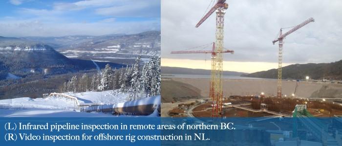 Remote video camera inspections, ground-penetrating radar, utility locating, infrared thermography, drone inspections, and more.