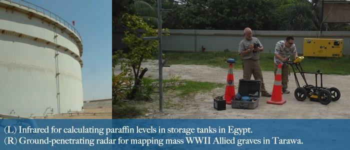 Remote video camera inspections, ground-penetrating radar, utility locating, infrared thermography, drone inspections, and more.