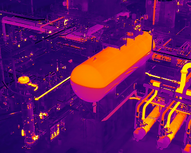 Thermal Image of Vessel